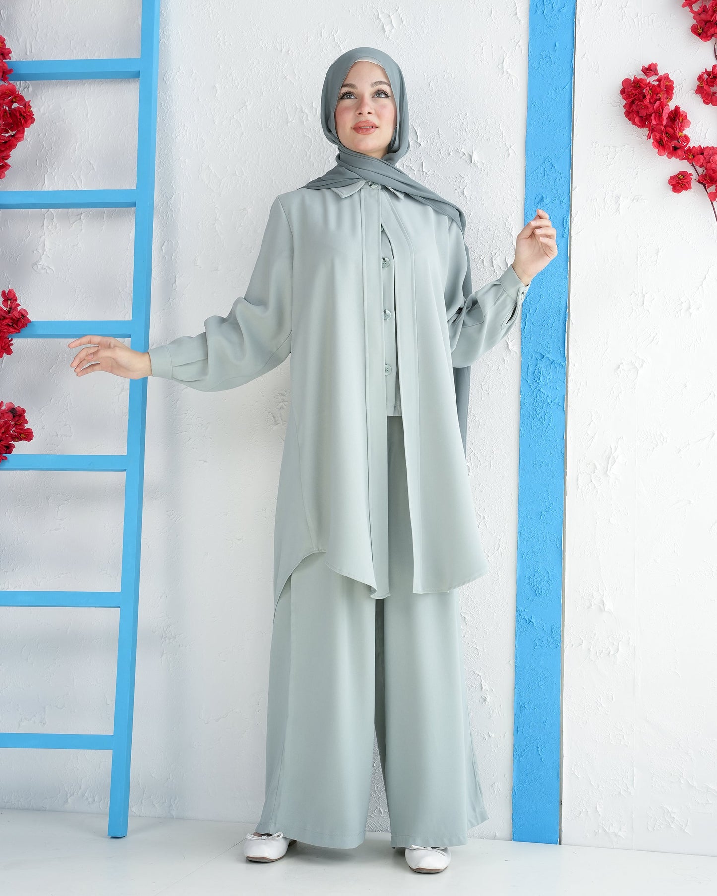 Summer Blouse & Trouser Set