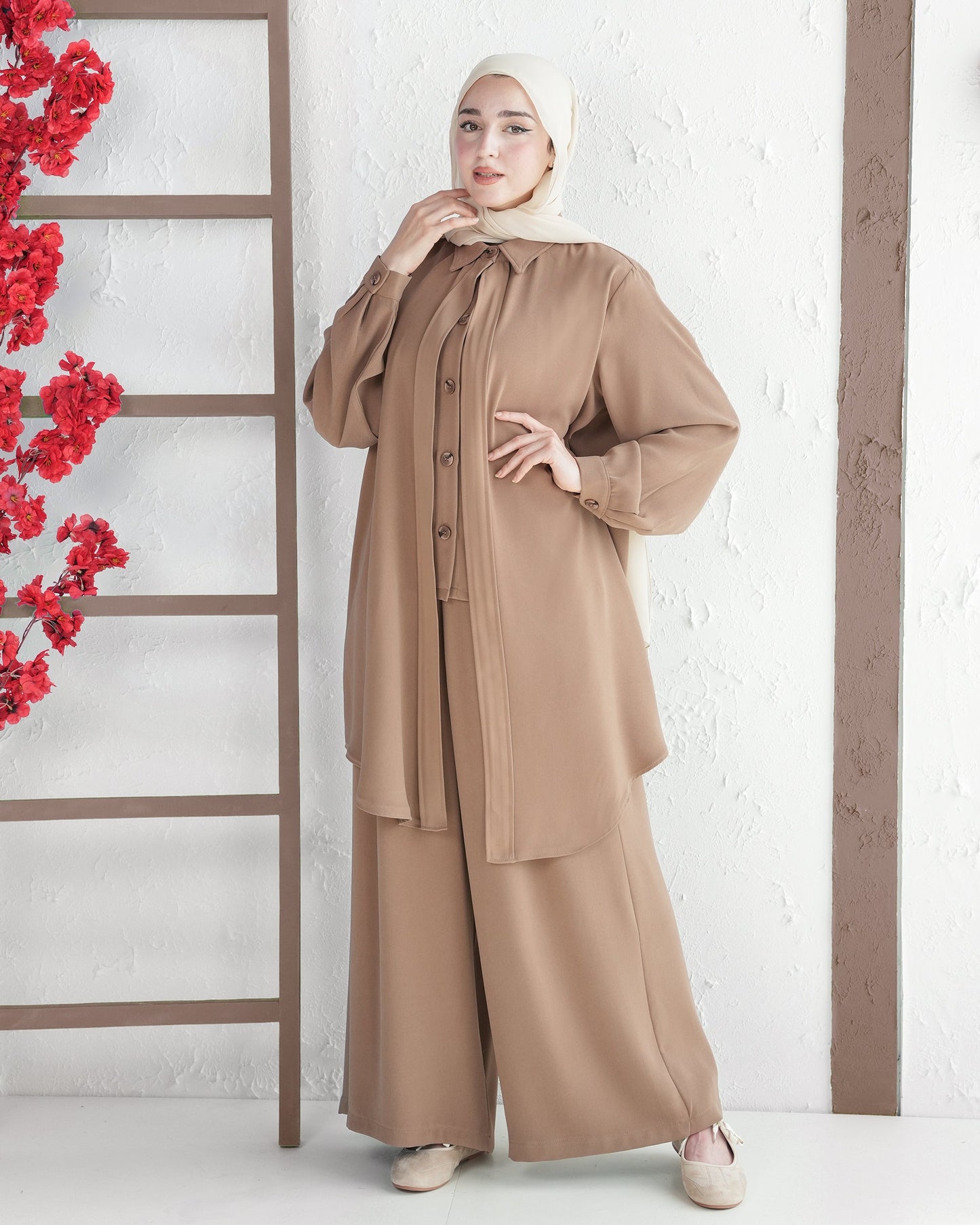 Summer Blouse & Trouser Set