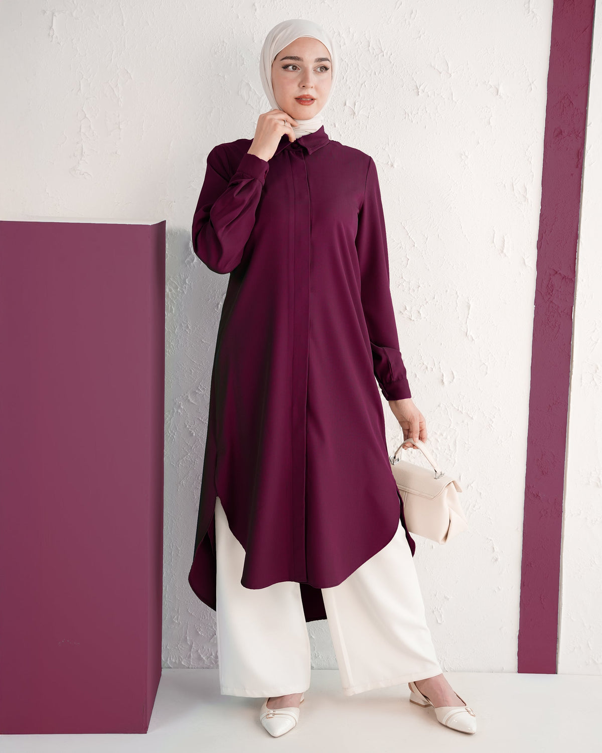 Longline Tunic & Wide-Leg Set