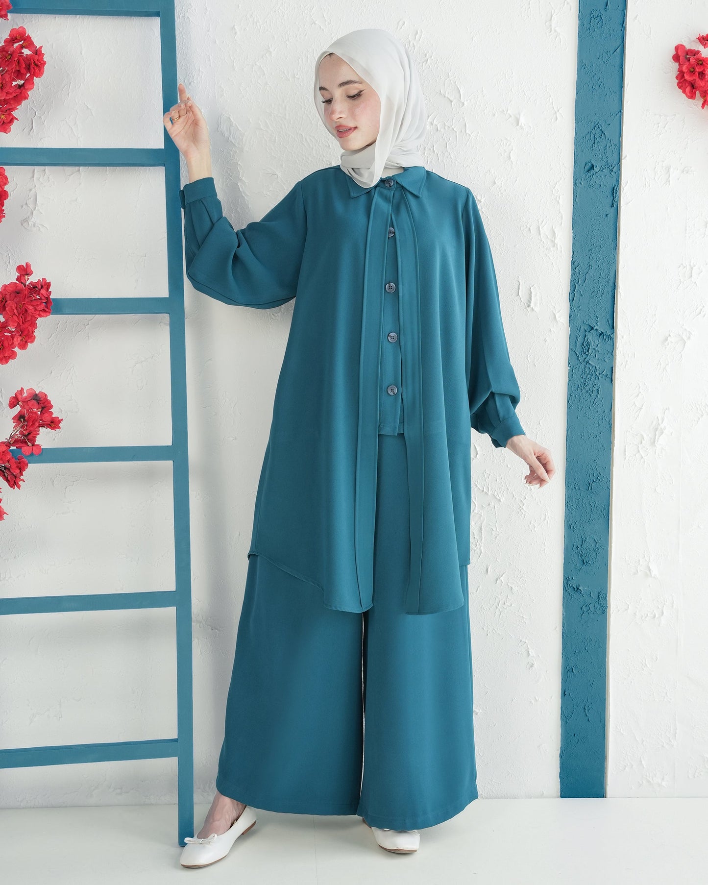 Summer Blouse & Trouser Set