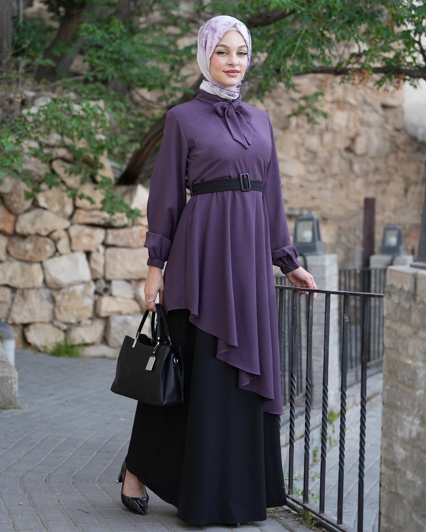 Modest Blouse & Full Skirt Set