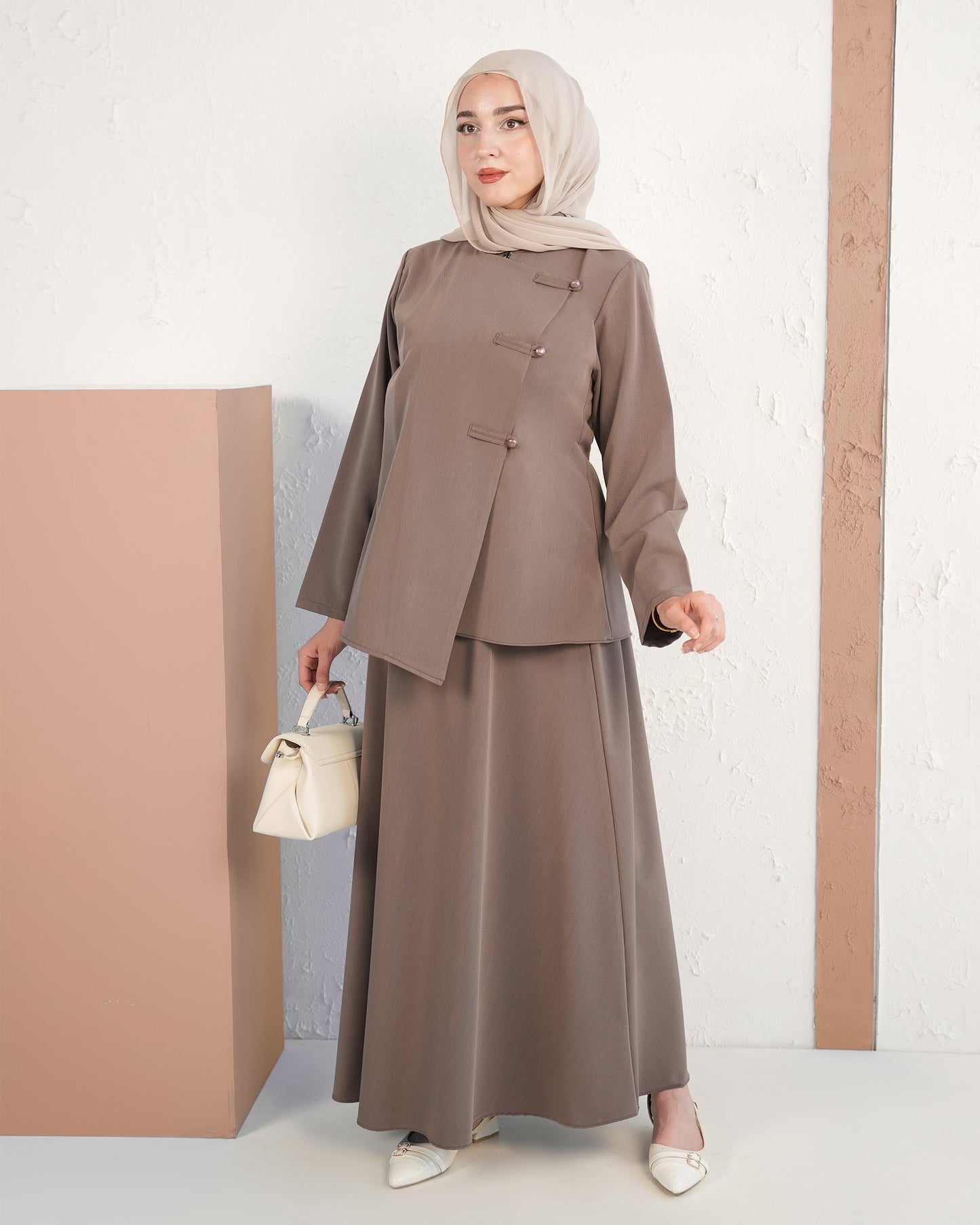 Refined Blouse & Skirt Set