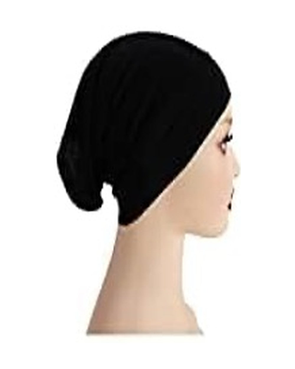 CADELIX cotton underscarf cap - Black