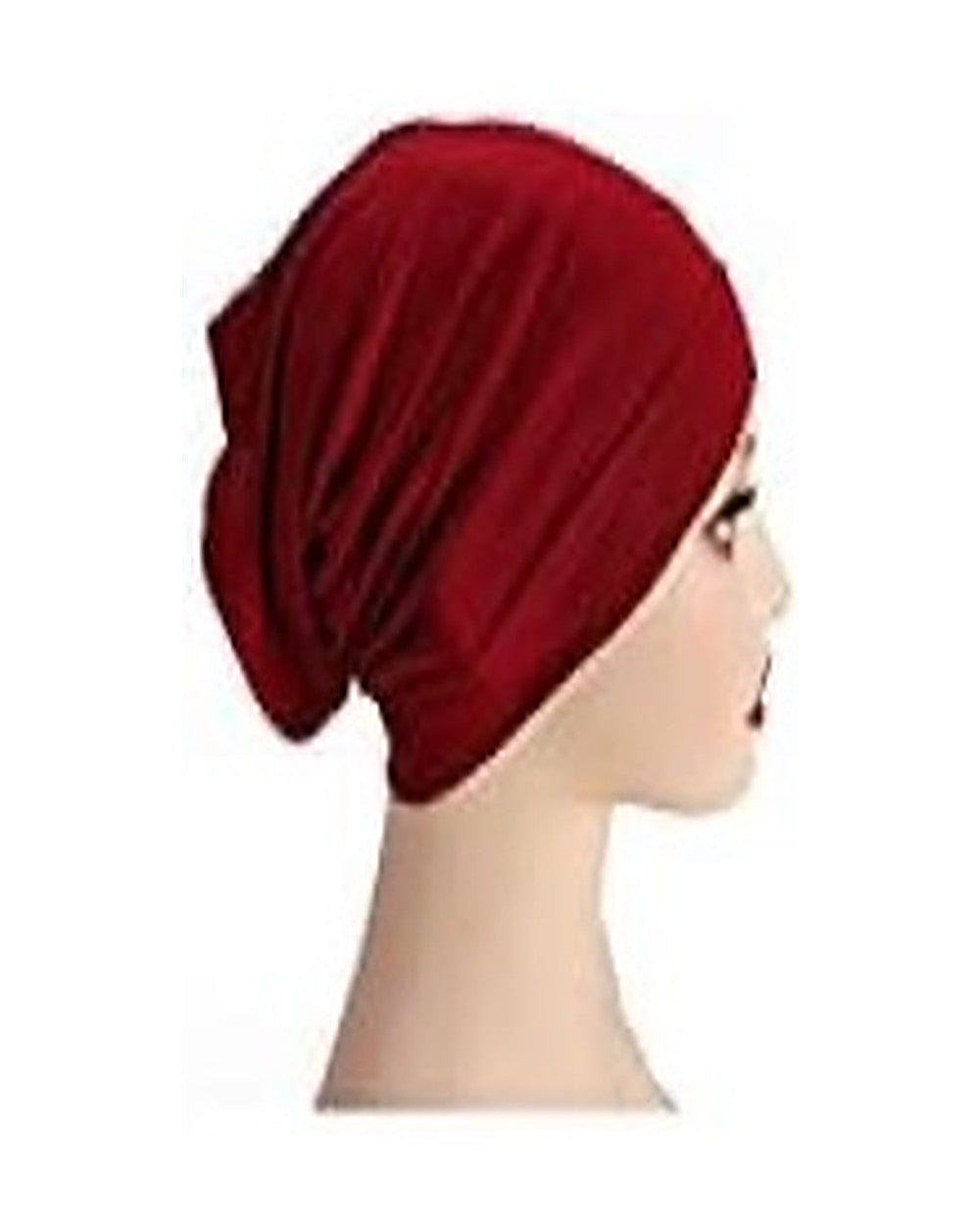 CADELIX cotton underscarf cap - Burgundy