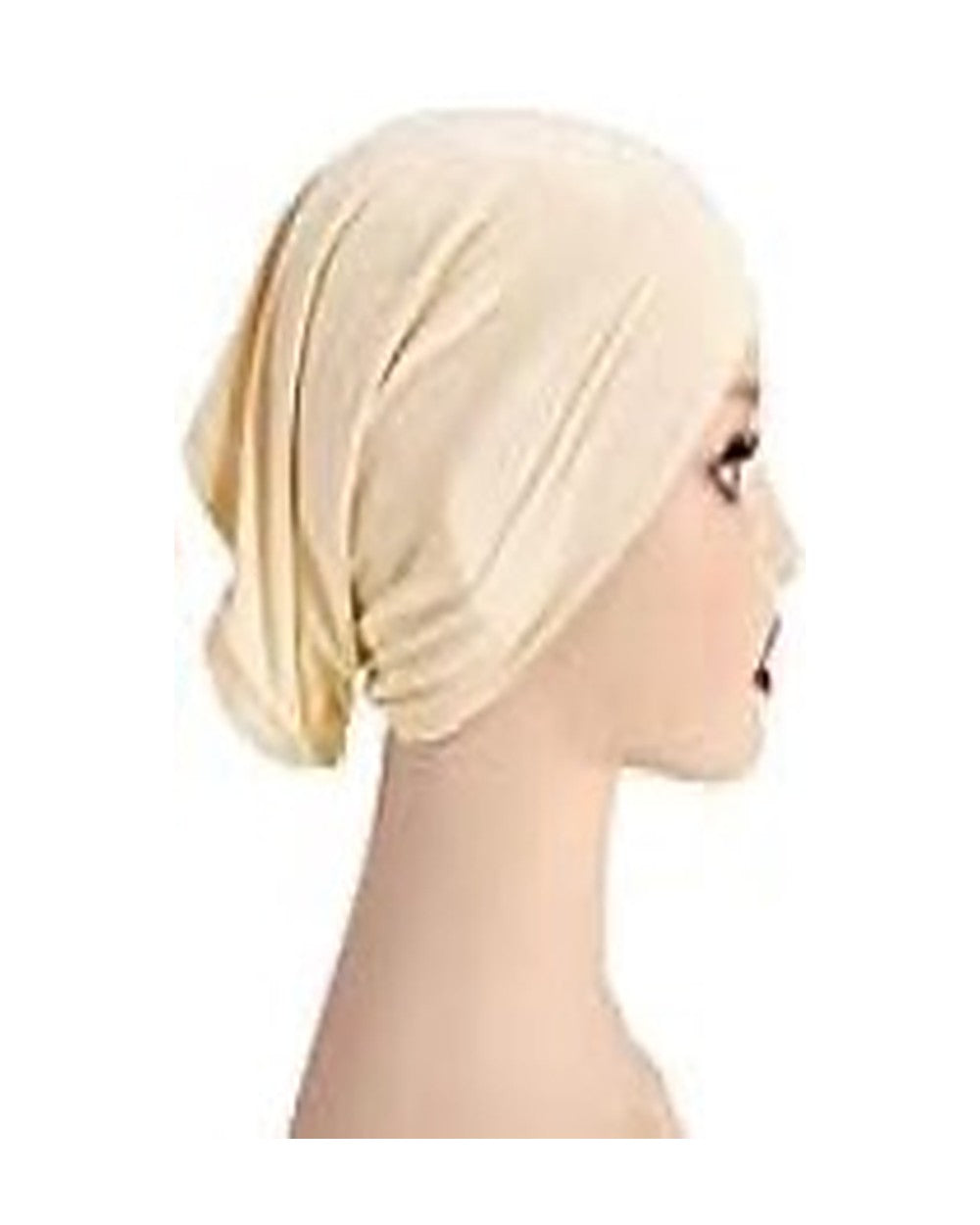 CADELIX cotton underscarf cap - Cream