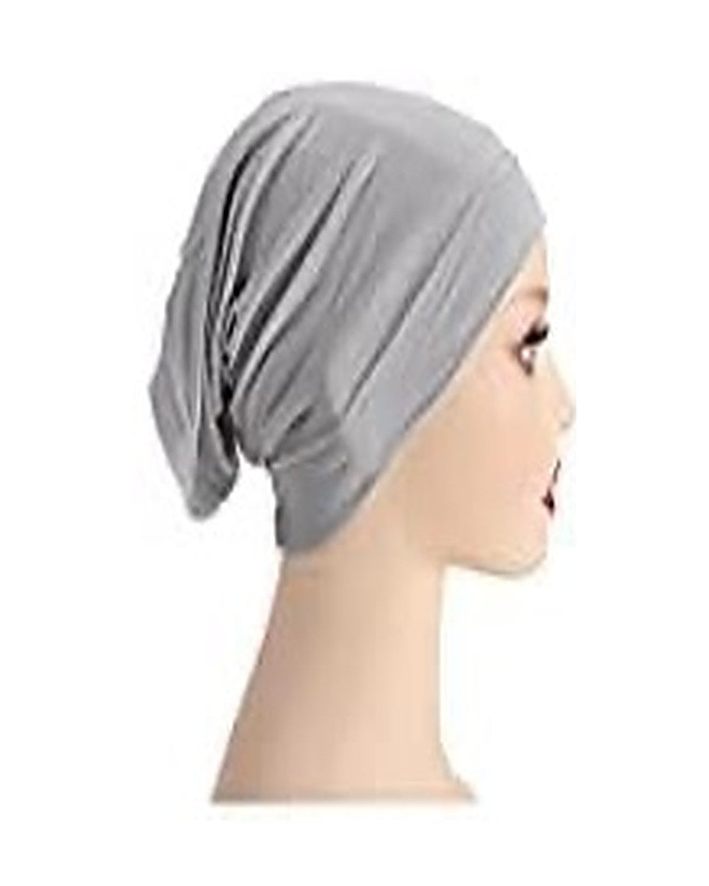 CADELIX cotton underscarf cap - Light Grey